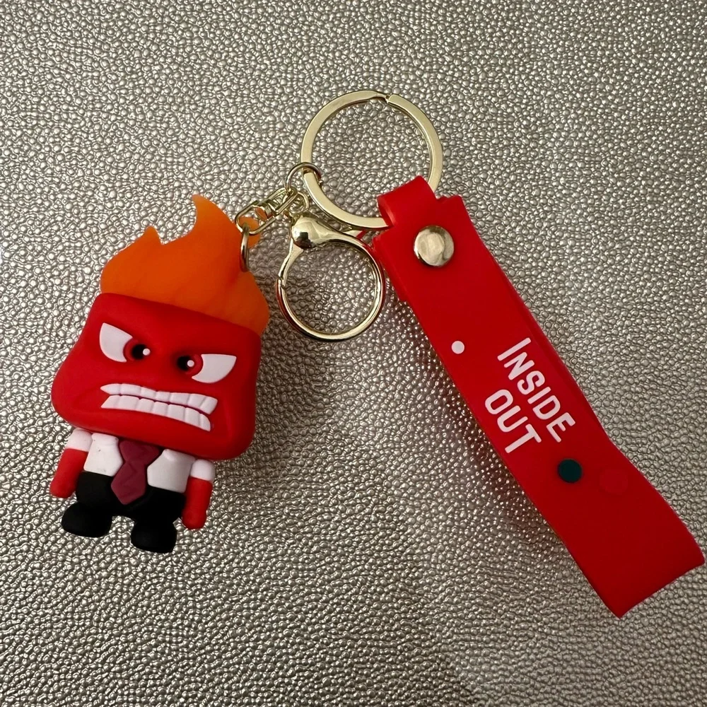 Inside Out character keychains